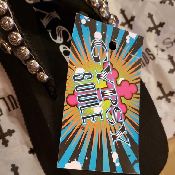 Gypsy Soule Swarovski crystal sandals 7 - Picture 2 of 5